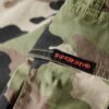 Pantalon cargo droit taille basse