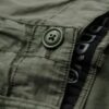 Pantalon cargo droit taille basse