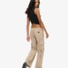 Pantalon cargo taille basse à jambes larges Pantalon cargo taille basse à jambes larges