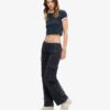 Pantalon cargo taille basse à jambes larges Pantalon cargo taille basse à jambes larges