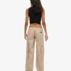 Pantalon cargo taille basse à jambes larges Pantalon cargo taille basse à jambes larges