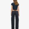 Pantalon cargo taille basse à jambes larges Pantalon cargo taille basse à jambes larges