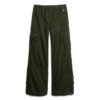 Pantalon cargo taille basse à jambes larges Pantalon cargo taille basse à jambes larges