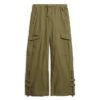Pantalon cargo taille basse à jambes larges Pantalon cargo taille basse à jambes larges