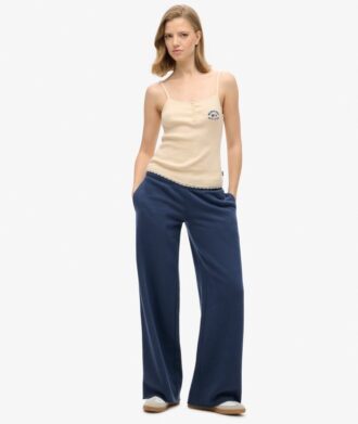 Pantalon de jogging droit délavé Vintage