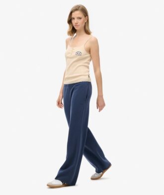 Pantalon de jogging droit délavé Vintage