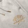 Pantalon de jogging slim avec logo métallisé de luxe Pantalon de jogging slim avec logo métallisé de luxe