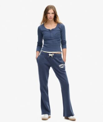 Pantalon de jogging évasé taille basse Athletic Essentials