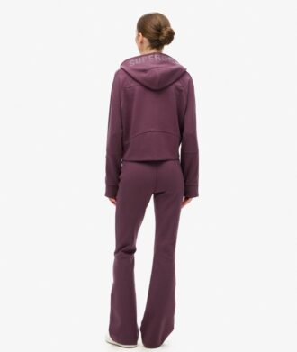 Pantalon de jogging évasé taille basse Sport Tech