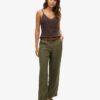 Pantalon taille basse en lin Pantalon taille basse en lin