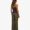 Pantalon taille basse en lin Pantalon taille basse en lin
