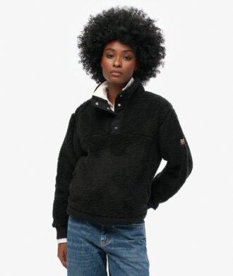 Polaire Teddy ultra-douce à col boutonné