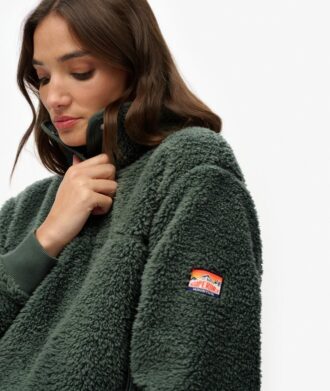 Polaire Teddy ultra-douce à col boutonné