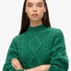 Polo en maille torsadée Aran Polo en maille torsadée Aran