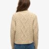 Polo en maille torsadée Aran