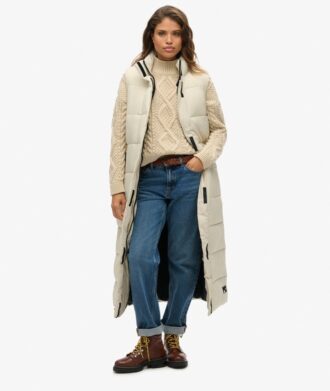 Puffer Gilet long en ripstop