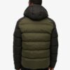 Puffer sport à capuche color block Puffer sport à capuche color block