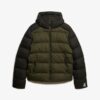Puffer sport à capuche color block Puffer sport à capuche color block
