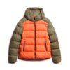 Puffer sport à capuche color block Puffer sport à capuche color block