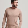 Pull à col rond en laine mérinos