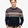 Pull à col rond en maille Fairisle Pull à col rond en maille Fairisle