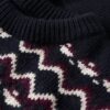 Pull à col rond en maille Fairisle Pull à col rond en maille Fairisle