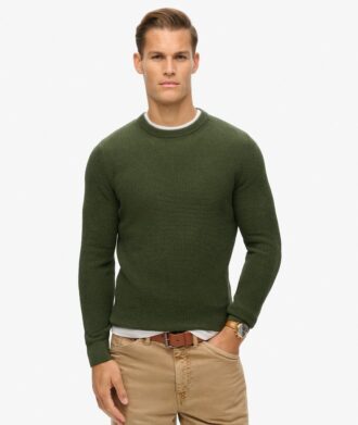 Pull à col rond texturé en mailles