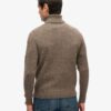 Pull à col roulé brossé