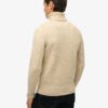 Pull à col roulé brossé