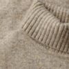 Pull à col roulé brossé