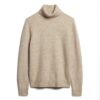 Pull à col roulé brossé