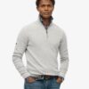 Pull demi-zip en laine mérinos Pull demi-zip en laine mérinos