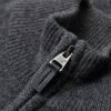 Pull à demi-zip en maille brodée Essential Pull à demi-zip en maille brodée Essential