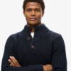 Pull à demi-zip en maille épaisse Pull à demi-zip en maille épaisse