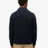 Pull à demi-zip en maille épaisse Pull à demi-zip en maille épaisse