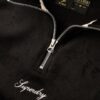 Pull à demi-zip en velours Country Club Pull à demi-zip en velours Country Club