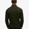 Pull demi-zip Vintage Jacob en maille torsadée Pull demi-zip Vintage Jacob en maille torsadée