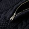 Pull demi-zip Vintage Jacob en maille torsadée Pull demi-zip Vintage Jacob en maille torsadée