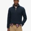 Pull en maille à demi-zip Cotton Classics Pull en maille à demi-zip Cotton Classics