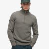 Pull en maille à demi-zip Cotton Classics Pull en maille à demi-zip Cotton Classics
