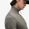 Pull en maille à demi-zip Cotton Classics Pull en maille à demi-zip Cotton Classics