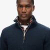 Pull en maille à demi-zip Cotton Classics Pull en maille à demi-zip Cotton Classics