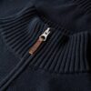 Pull en maille à demi-zip Cotton Classics Pull en maille à demi-zip Cotton Classics