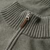 Pull en maille à demi-zip Cotton Classics Pull en maille à demi-zip Cotton Classics