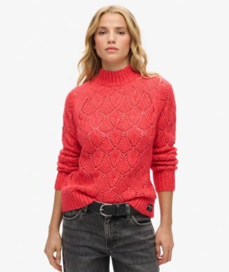 Pull en maille pointelle