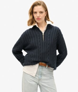 Pull Henley en tricot Rugby