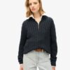 Pull Henley en tricot Rugby Pull Henley en tricot Rugby