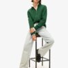 Pull Henley en tricot Rugby Pull Henley en tricot Rugby