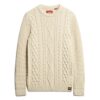 Pull Jacob à mailles torsadées