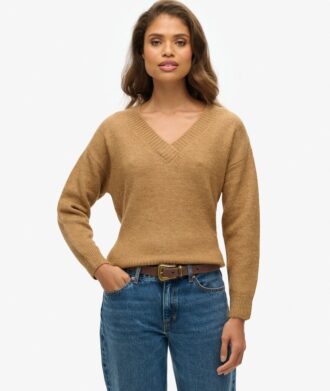 Pull oversize à col en V